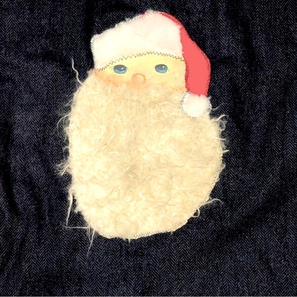 Vintage Hart Schaffner & Marx Wool Blazer Upcycled Christmas Santa - Picture 3 of 7